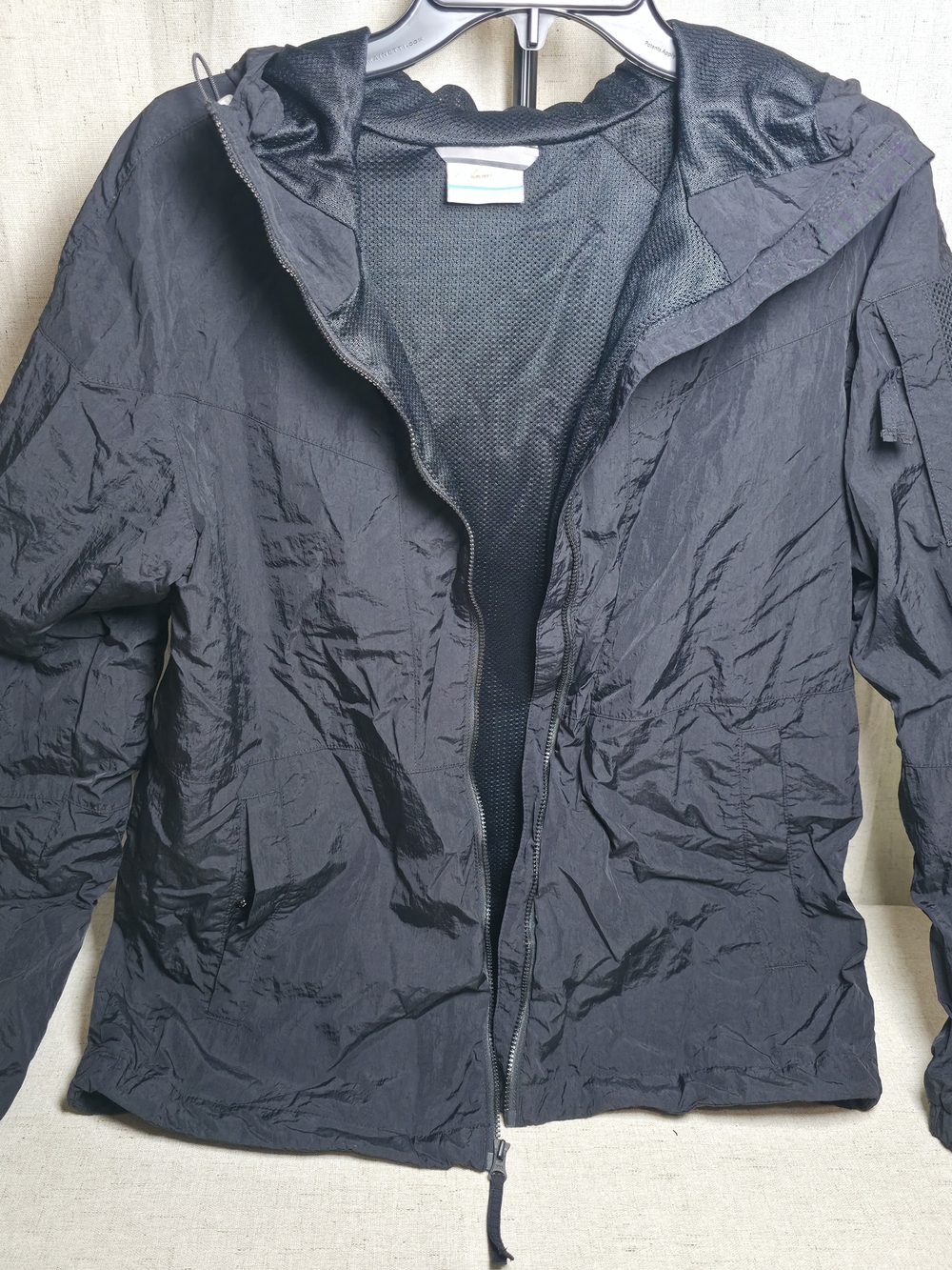 Columbia Black Hooded Ski & Snow Jacket